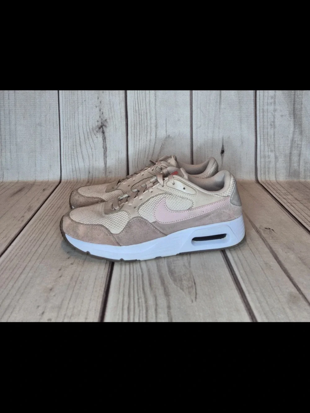 Nike Air Max SC Women's Size 11 Fossil Stone Pink Suede Sneakers Shoes